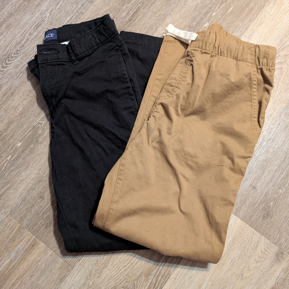 Black and Tan Chino Boys Pants